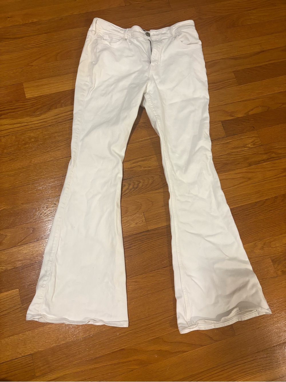 Hollister High-Rise Vintage Flare White Jeans Women’s 9R W29 L32